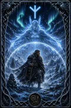 Algiz rune card