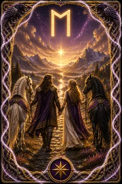 Ehwaz rune card