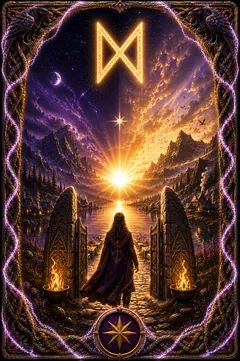 Dagaz rune card