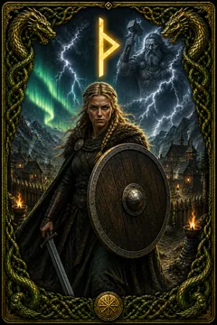 Thurisaz rune card
