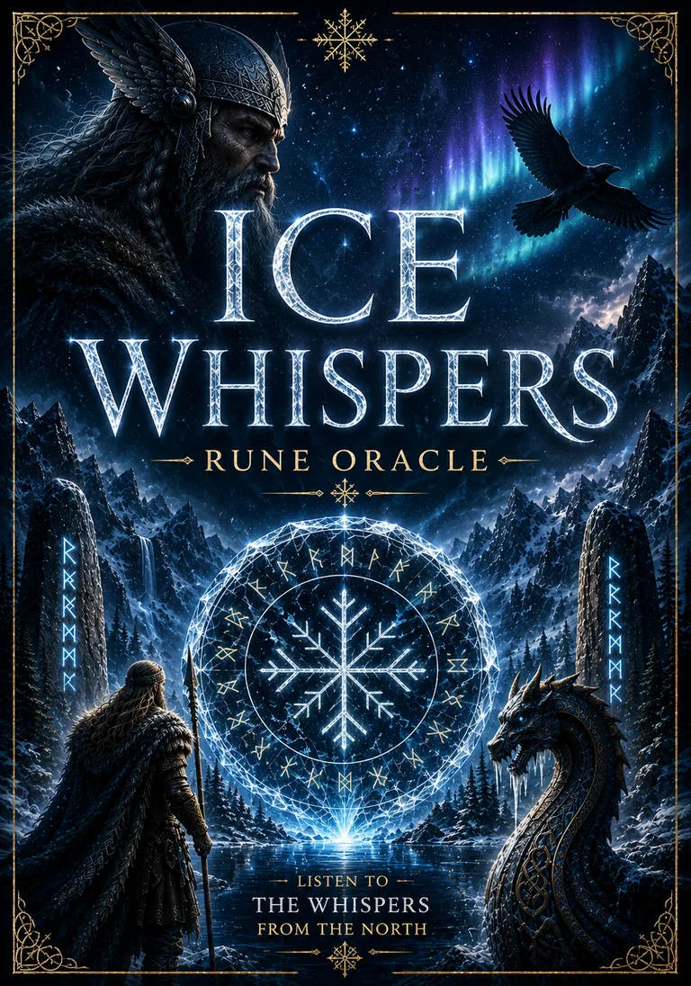 ICE WHISPERS Elder Futhark rune deck cover